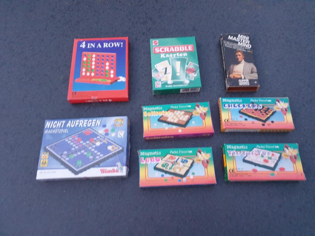 Mini Reisspelletjes - Perfect voor Onderweg!, Hobby en Vrije tijd, Gezelschapsspellen | Bordspellen, Gebruikt, Diverse, Ophalen of Verzenden