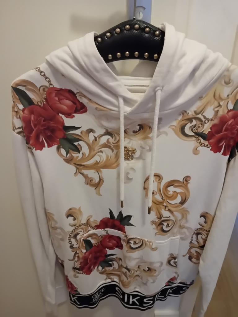 SikSilk Dani Alves Collection Hoodie - Maat S, Kleding | Dames, SikSilk, Wit, Ophalen of Verzenden, Zo goed als nieuw