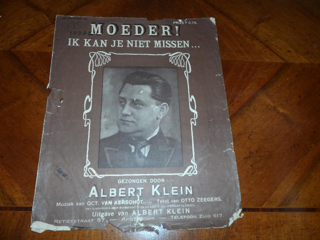 Moeder ik kan je niet missen - van aerschot / zeegers, Zang, Gebruikt, Ophalen of Verzenden, Artiest of Componist
