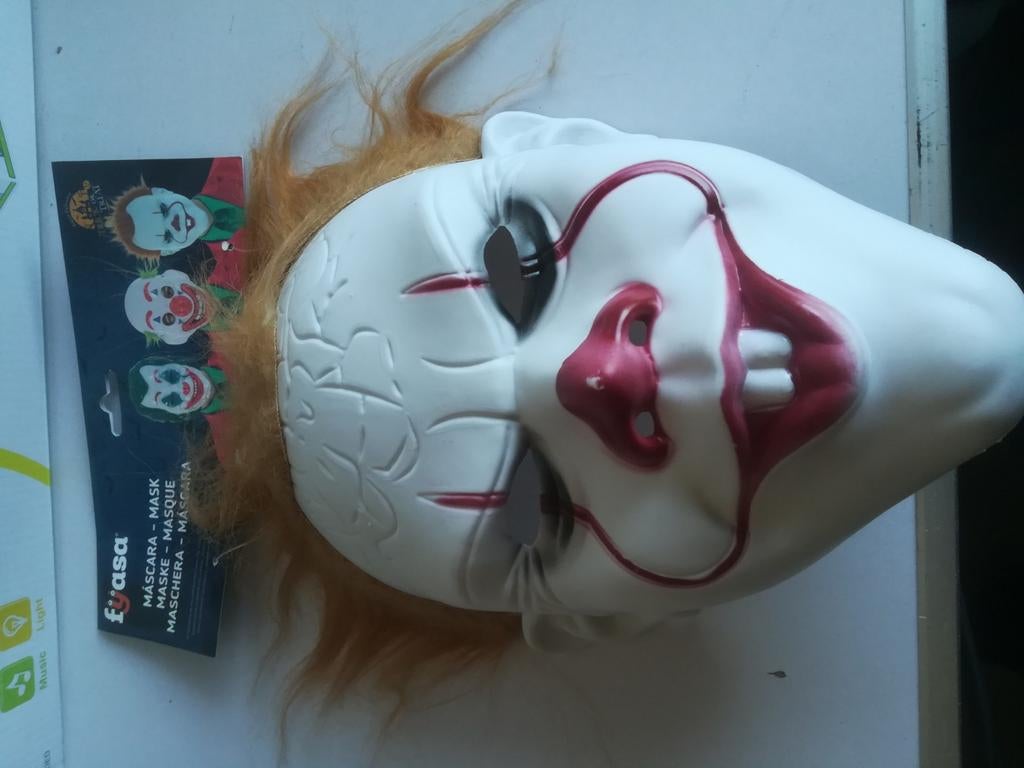 Clown Masker, Ophalen of Verzenden, Zo goed als nieuw