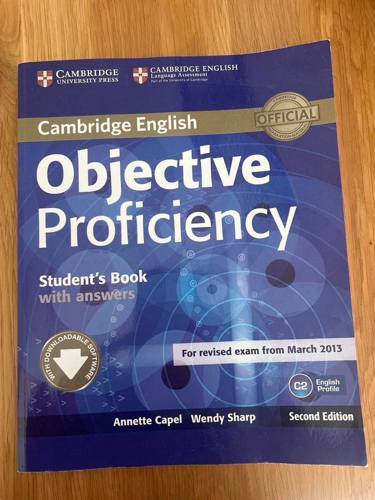 Cambridge English Objective Proficiency - Student's Book, Ophalen of Verzenden, Alpha, Zo goed als nieuw, Niet van toepassing