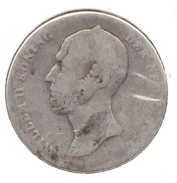 Nederland halve gulden 1847 Willem 2