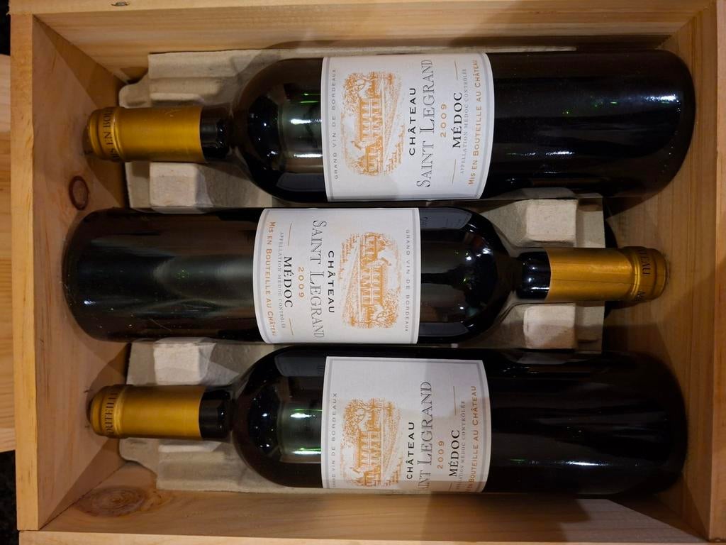 Grand vin de Bordeaux Medoc. 2009, Verzamelen, Wijnen, Zo goed als nieuw, Rode wijn, Frankrijk, Ophalen