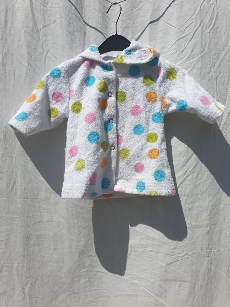 Vrolijke baby badjas. Mt 74/80. Merk Hema, Overige typen, Meisje, ., Ophalen of Verzenden