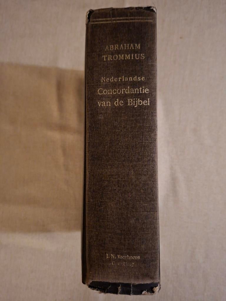 Bijbel Concordantie - Abraham Trommius, Boeken, Ophalen of Verzenden