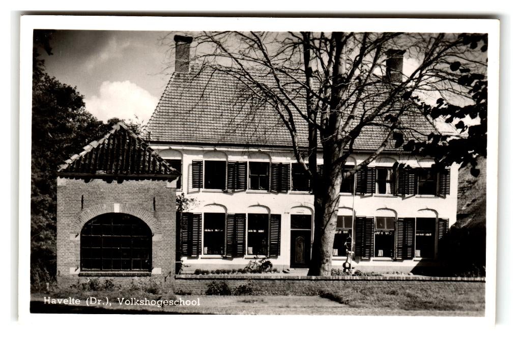 Havelte, Volkshogeschool, Ophalen of Verzenden, 1940 tot 1960, Ongelopen, Drenthe
