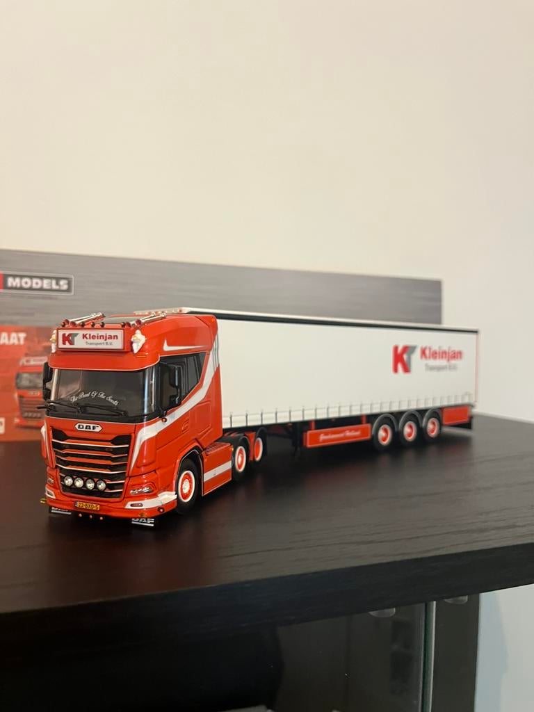 Wsi Kleinjan Daf XG 480, Hobby en Vrije tijd, Modelauto's | 1:50, Ophalen of Verzenden, Nieuw, Bus of Vrachtwagen, Wsi