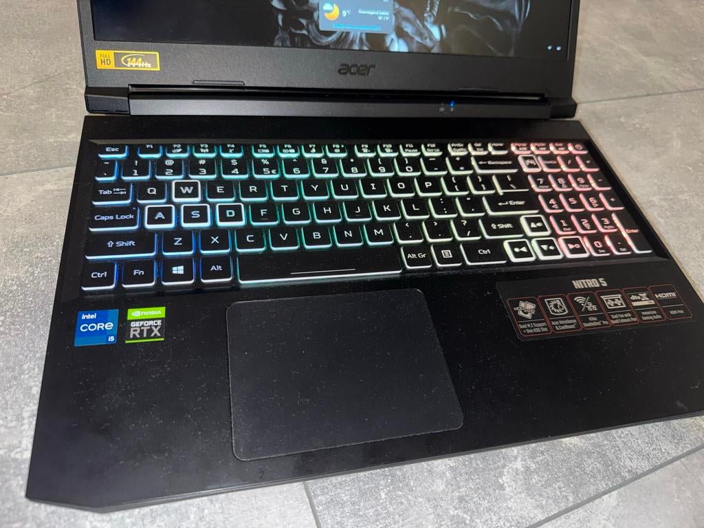 Nitro acer 5 gaming laptop, Computers en Software, Windows Laptops, Ophalen, 2 tot 3 Ghz, 15 inch, Zo goed als nieuw