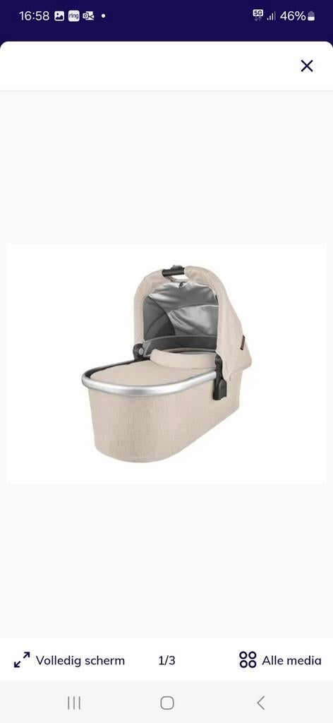 uppababy kinderwagen reiswieg declan, Ophalen of Verzenden, Nieuw, Overige merken