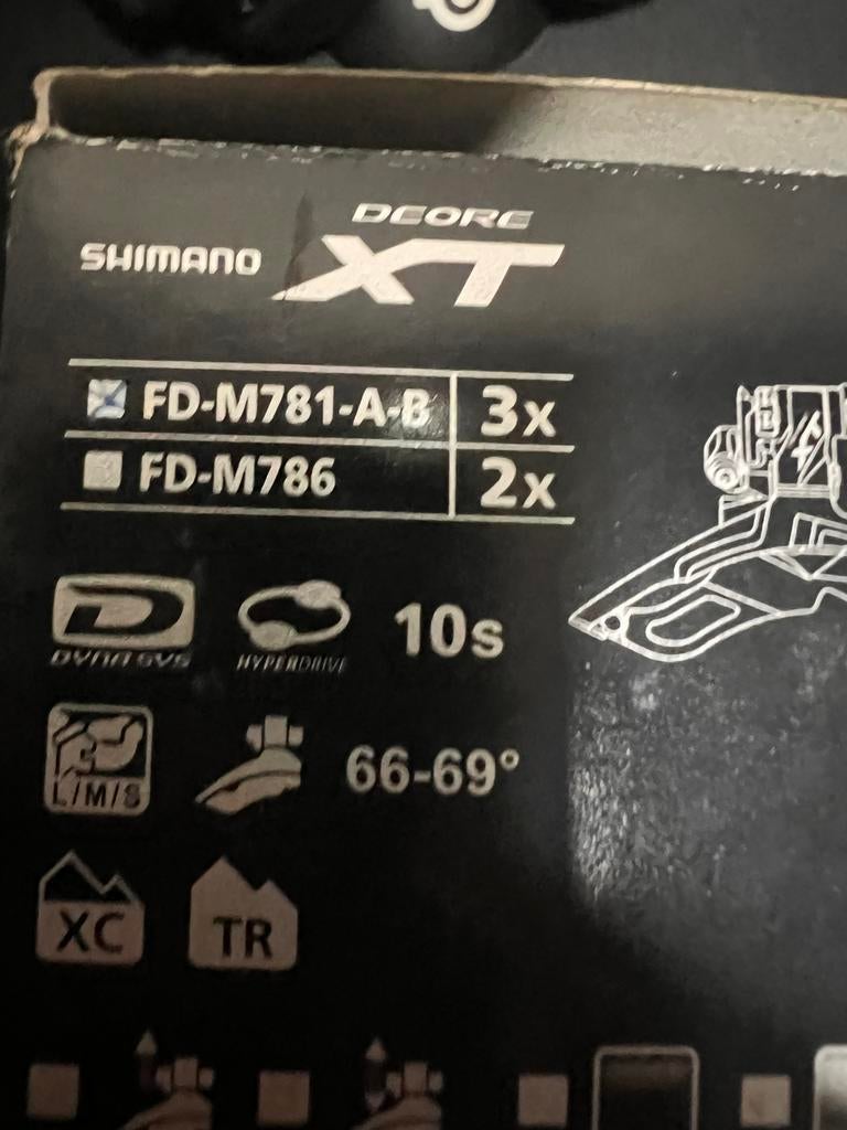 Shimano Voorder 3x10, Fietsen en Brommers, Fietsonderdelen, Ophalen of Verzenden, Nieuw, Derailleur of Ketting