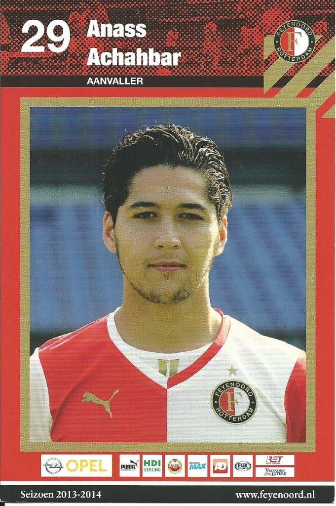 2013-2014 fotokaarten Feyenoord 33x, Verzamelen, Sportartikelen en Voetbal, Zo goed als nieuw, Feyenoord, Verzenden