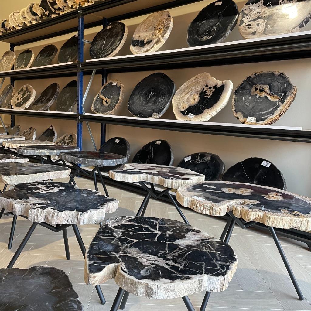 Versteend Hout Salontafels - Munker interiors, Ophalen, Nieuw, 50 tot 100 cm, Minder dan 50 cm