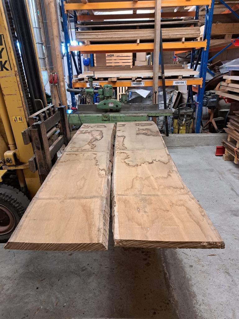 Mooi brede Eiken schaaldelen, Ophalen of Verzenden, 250 cm of meer, Planken