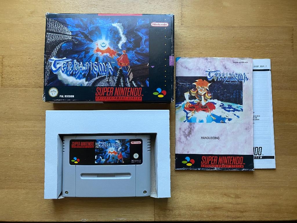 Terranigma snes UKV, Avontuur en Actie, 1 speler, Ophalen of Verzenden, Zo goed als nieuw