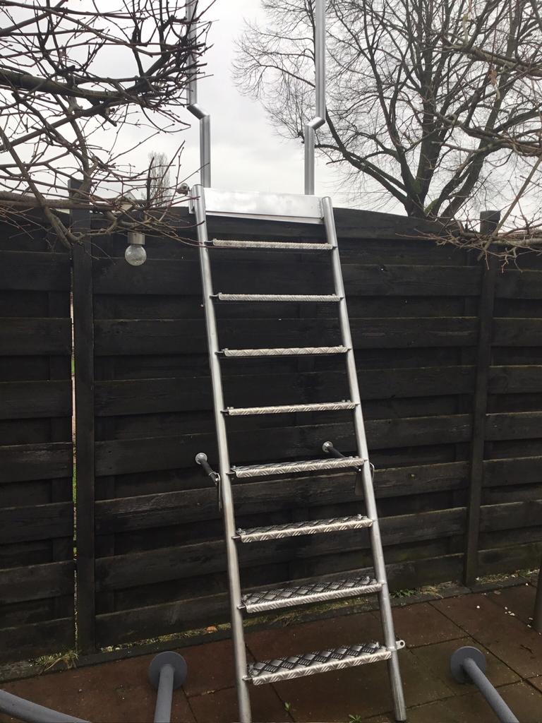 Mooie zwemtrap, Ophalen, Nieuw, Trap, 2 tot 4 meter