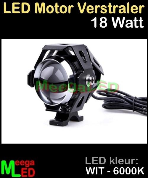 UITVERKOOP - LED Motor Verstraler 18 Watt CREE LED - 2 stuks, Ophalen of Verzenden