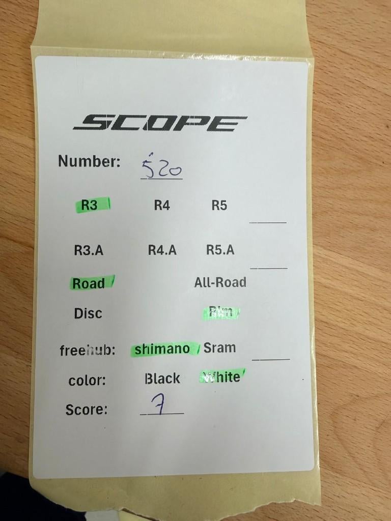 scope r3 wielset velgrem shimano wit, Gebruikt, Ok, Ophalen of Verzenden, Ok