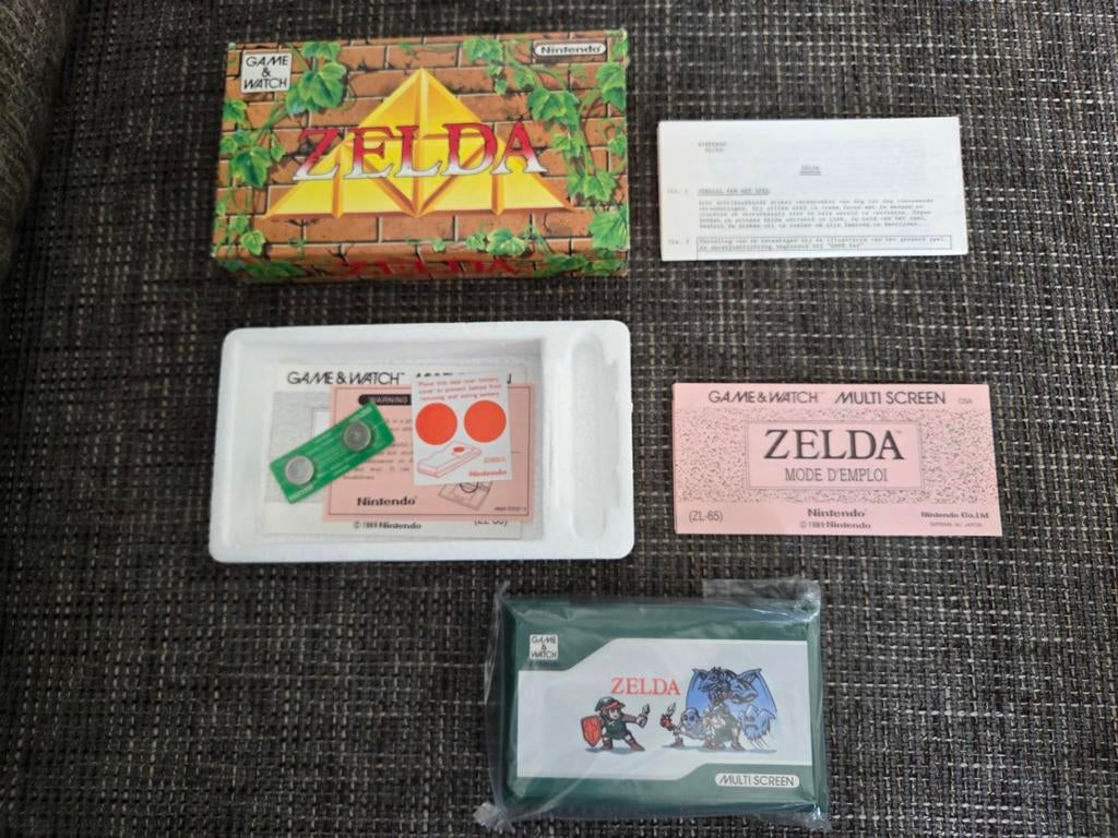 Nintendo Zelda Game & Watch - Zeldzaam!, Ophalen of Verzenden, Nieuw, Overige modellen, Met games