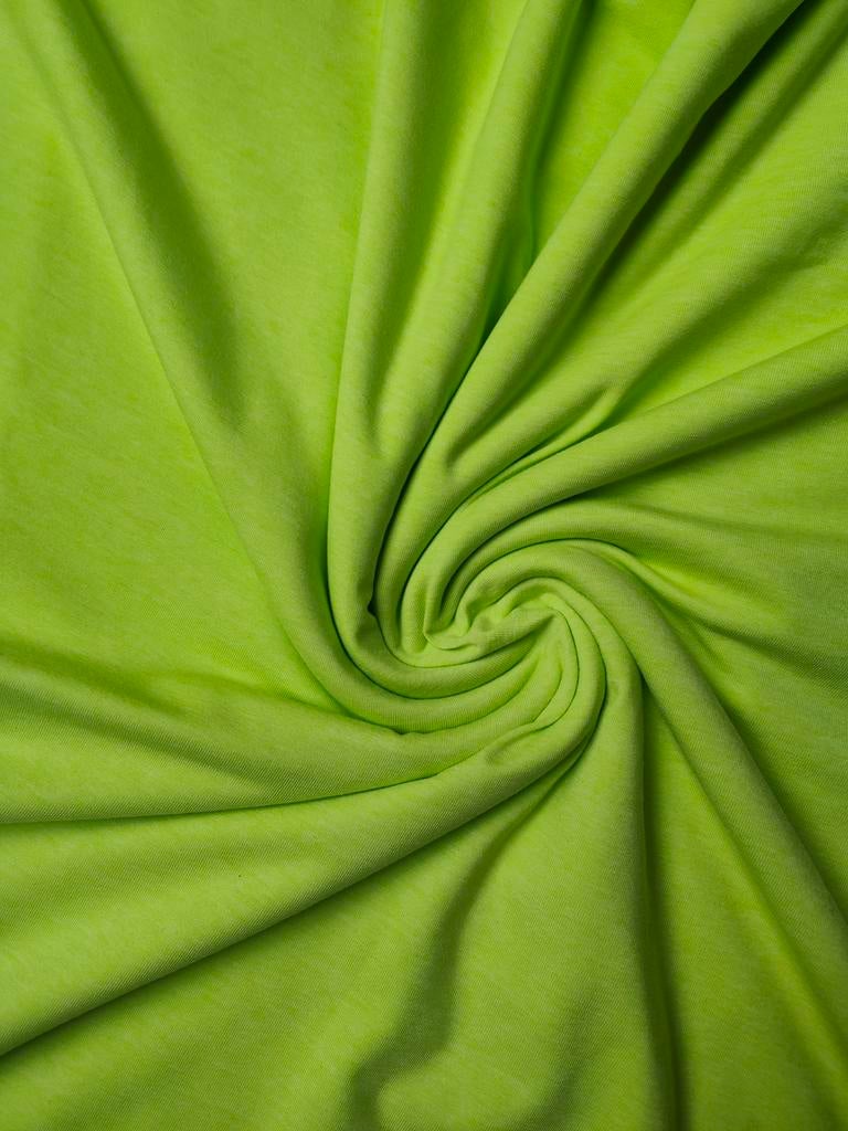 Katoen stof jersey tricot neon uni lap, 120 cm of meer, Nieuw, Ophalen of Verzenden, Katoen