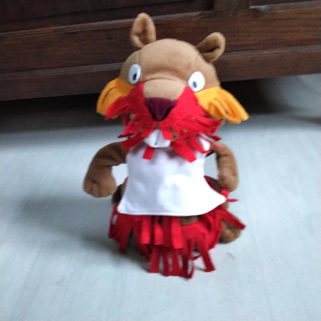 Willem Bever fabeltjeskrant handpop, Kinderen en Baby's, Speelgoed | Knuffels en Pluche, Ophalen of Verzenden