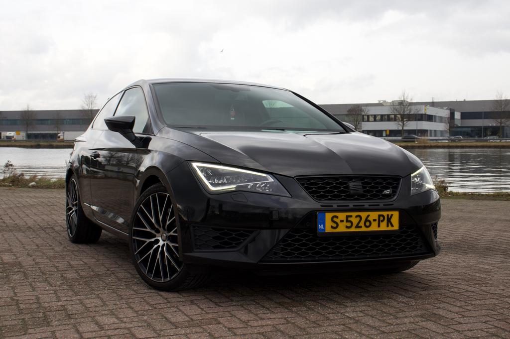 Seat Leon Cupra 2.0 TSI 280PK Dsg-6 2015 Zwart, Auto's, 15 km/l, 4 cilinders, 1984 cc, Leon