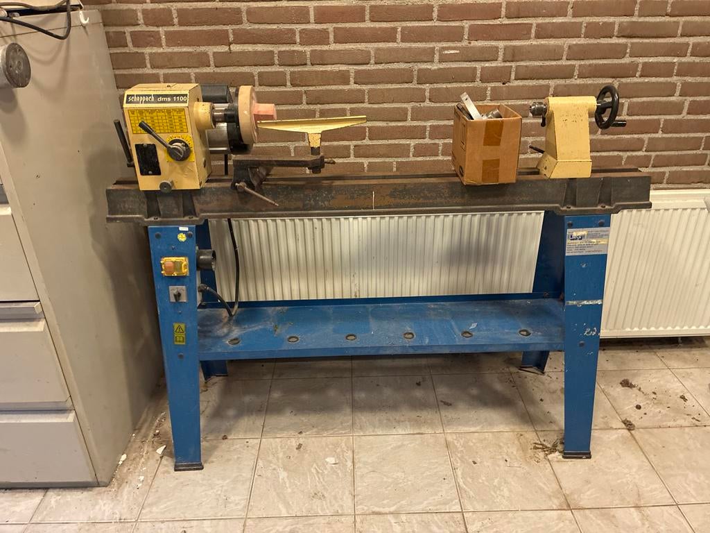 Scheppach DMS 1100 Houtdraaibank - Gebruikt, Ophalen, Gebruikt, Houtdraaibank, Minder dan 500 mm