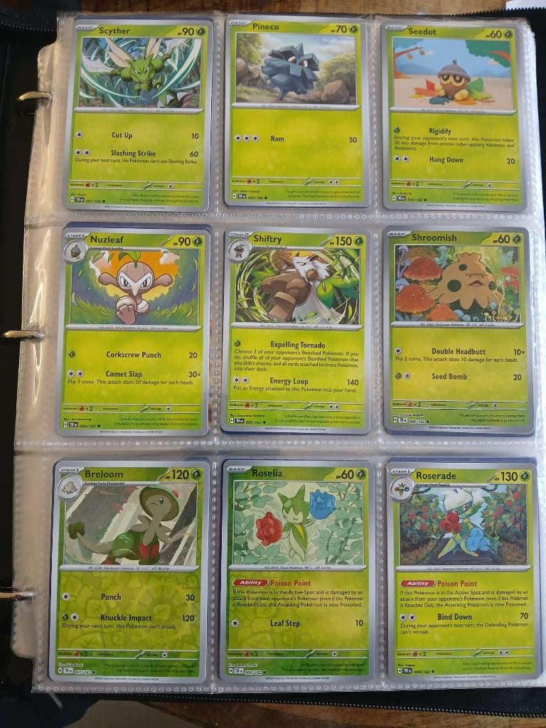 Pokémon kaarten - complete serie TEF EN Temporal Forces, Ophalen of Verzenden, Zo goed als nieuw, Meerdere kaarten