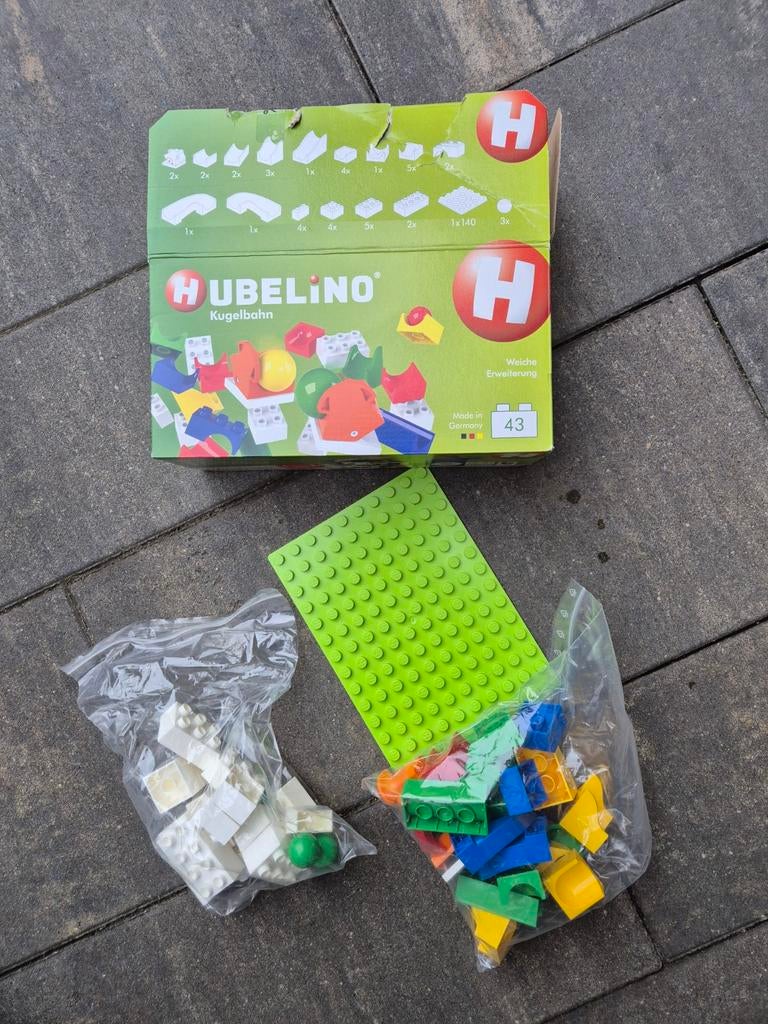 Hubelino Knikkerbaan Maxi Bouwset - Nieuw!, Ophalen of Verzenden, Nieuw, Complete set