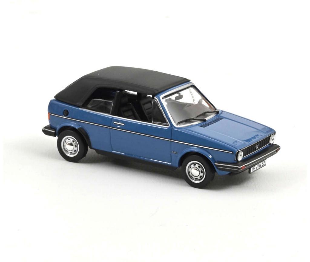 VW Golf Cabriolet 1981 Blauw schaal 1:43 NOREV ref. 840069, Verzenden, Nieuw, Auto, Overige merken