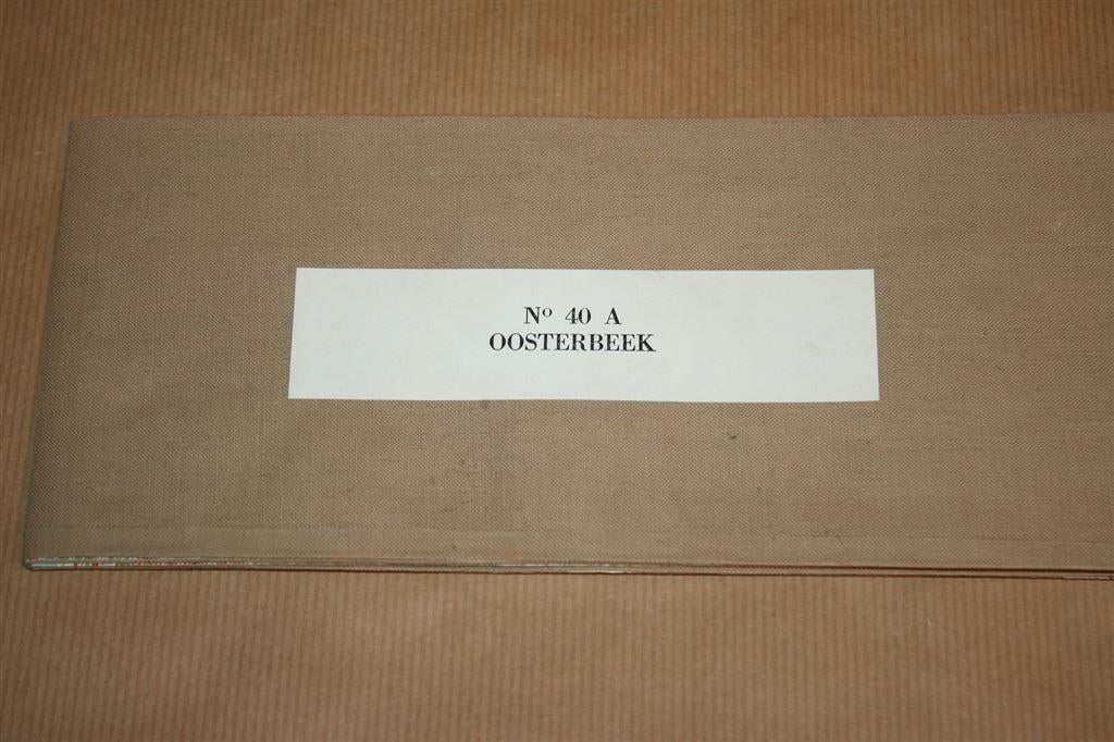 Oude stafkaart - Oosterbeek - 1966, Gelezen, Ophalen of Verzenden, Landkaart, 1800 tot 2000