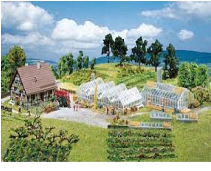 Faller: Kleine tuinderij / broeikassen NIEUW, Overige merken, Natuur, Gelijkstroom of Wisselstroom, Nieuw