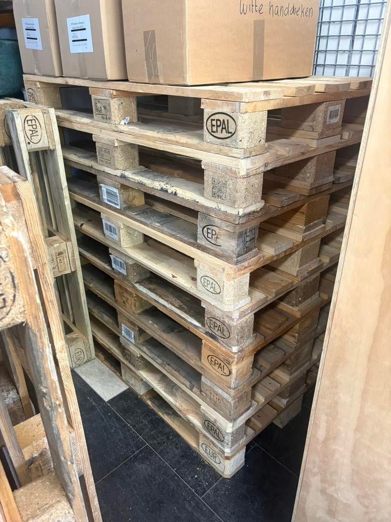 14 EU euro pallets 120x80cm, Doe-het-zelf en Verbouw, Hout en Planken, Ophalen, Zo goed als nieuw, 50 mm of meer, Pallet