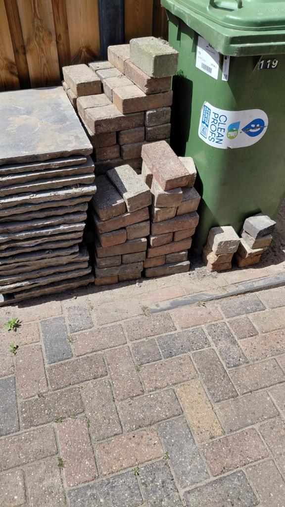 Restpartij klinkers en tegels, Tuin en Terras, Ophalen