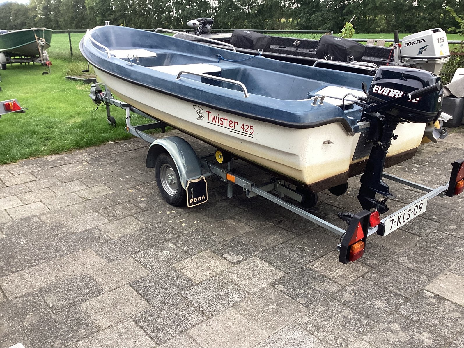 Twister 425 + Siegersma 4250 gewijzigd 27 september, Ophalen, Elektrisch, Aluminium, Zo goed als nieuw