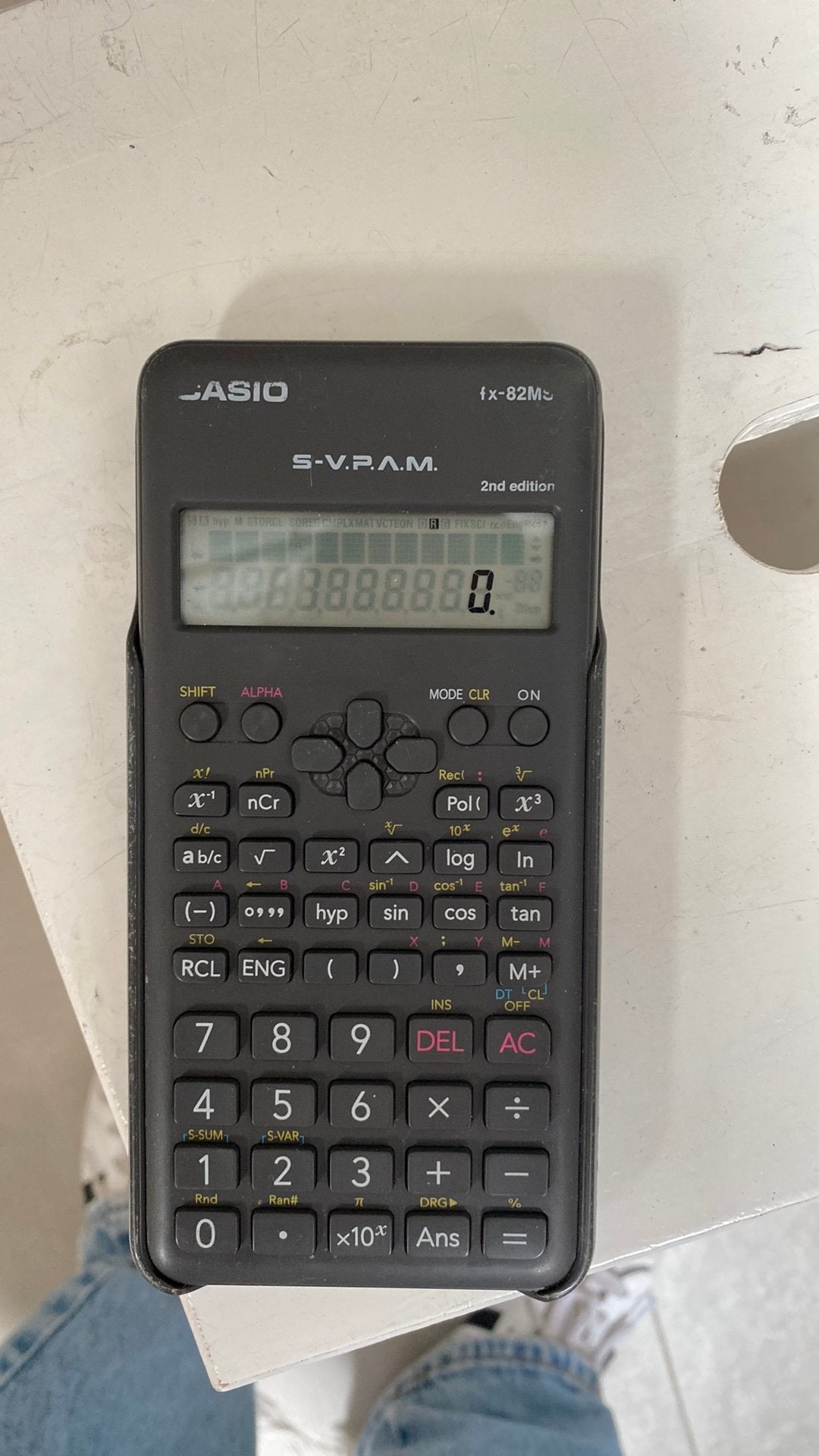 Casio rekenmachine, Ophalen, Zo goed als nieuw