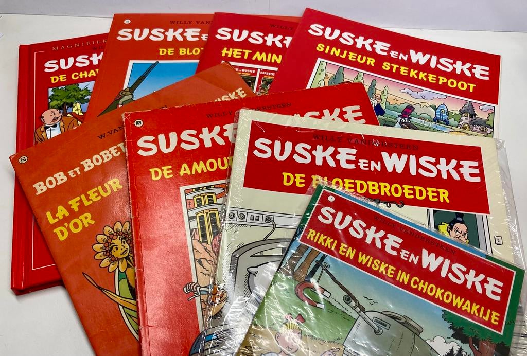 Suske en Wiske; lot van 8 diverse, Ophalen of Verzenden, Suske en Wiske, Gebruikt, Boek of Spel