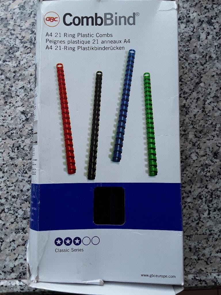 Doos A4 21-rings plastic bindruggen, Ophalen of Verzenden, Nieuw