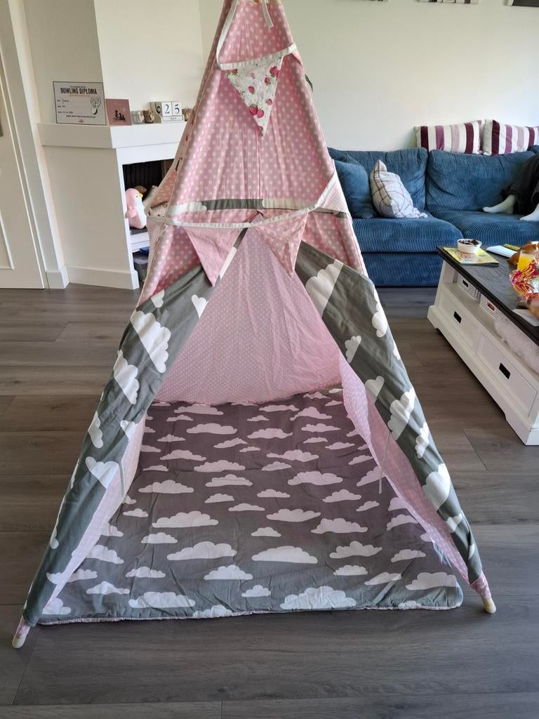 Roze tipi tent, Ophalen, Overige materialen