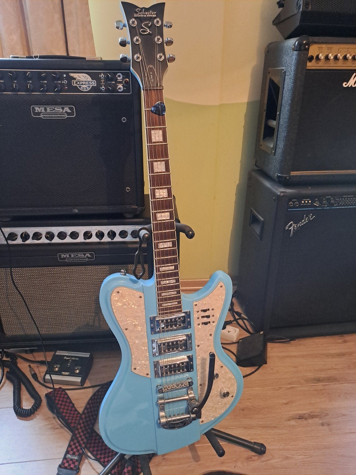 Schecter Ultra III, Muziek en Instrumenten, Ophalen, Zo goed als nieuw, Solid body, Overige merken
