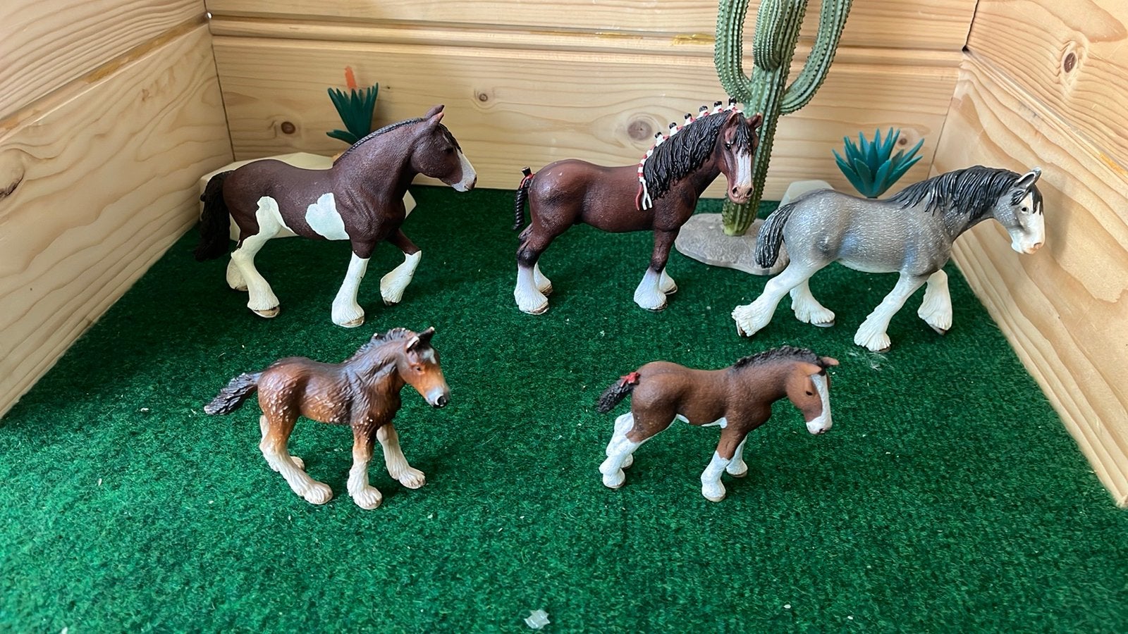 Schleich clysdale, Ophalen of Verzenden, Zo goed als nieuw, Paard, Beeldje of Figuurtje