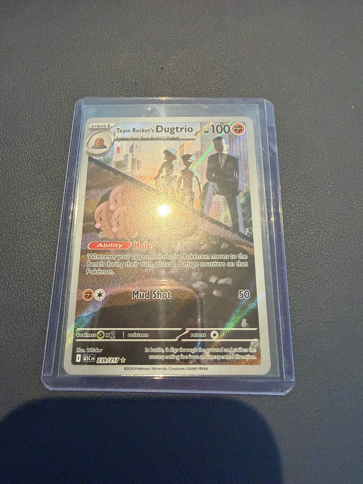 Pokemon Team Rocket’s Dugtrio ASC 239, Hobby en Vrije tijd, Verzamelkaartspellen | Pokémon, Ophalen of Verzenden, Zo goed als nieuw