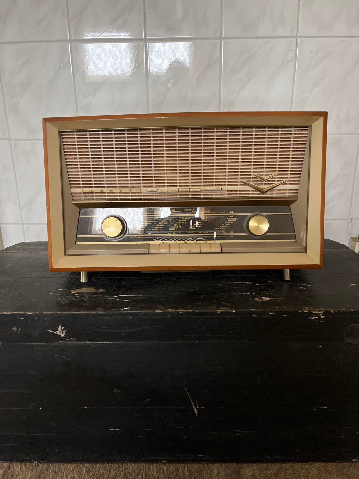 Oud Hollandse Erres radio - Werkend, Ophalen, Gebruikt, Radio