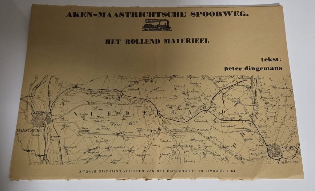 Map: Aken-Maastrichtsche Spoorweg (1984), Gelezen, 19e eeuw, Peter Dingemans, Ophalen of Verzenden