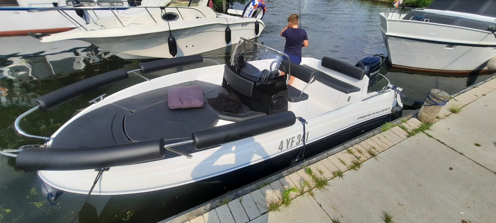 Prins 570 115 pk suzuki, Ophalen of Verzenden, Overige typen, Motorboot
