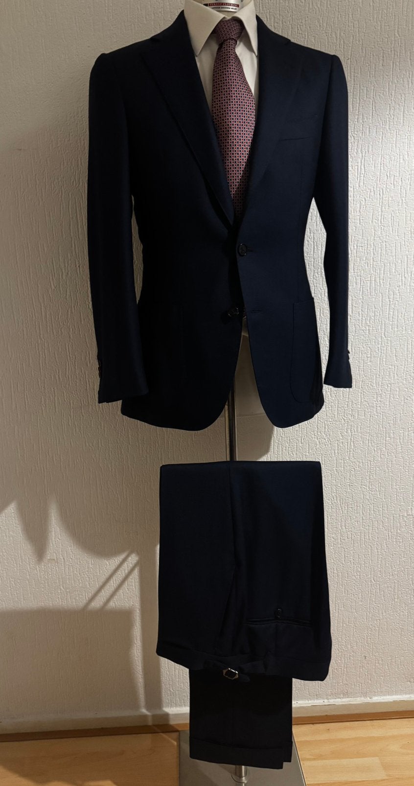 pak van Jort Suitsupply, Verzenden, Zo goed als nieuw, Maat 48/50 (M), Blauw
