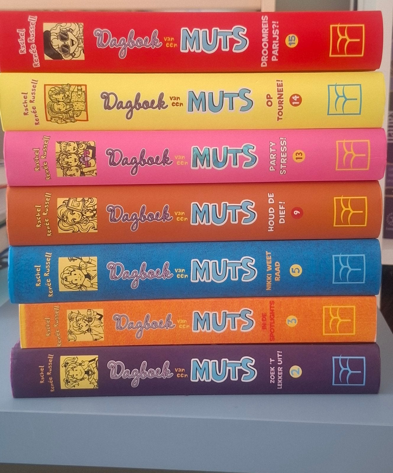 Dagboek van een Muts - serie van 7 boeken, Boeken, Ophalen of Verzenden, Zo goed als nieuw, Fictie algemeen
