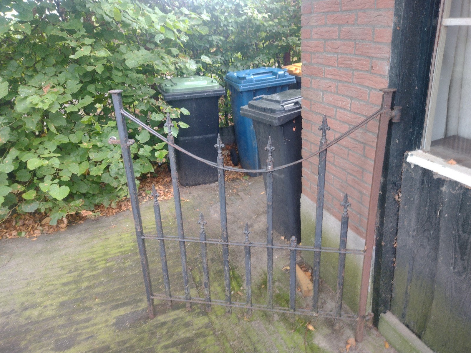 tuinhek tuinpoort sierhekwerk, Tuin en Terras, Ophalen, Met poort, Gebruikt, Tuinhek