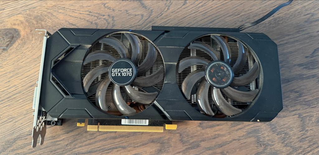 Gainward GeForce GTX 1070 8GB GDDR5 Grafische Kaart, Computers en Software, Videokaarten, Gebruikt, Nvidia, PCI-Express 3.0, GDDR5