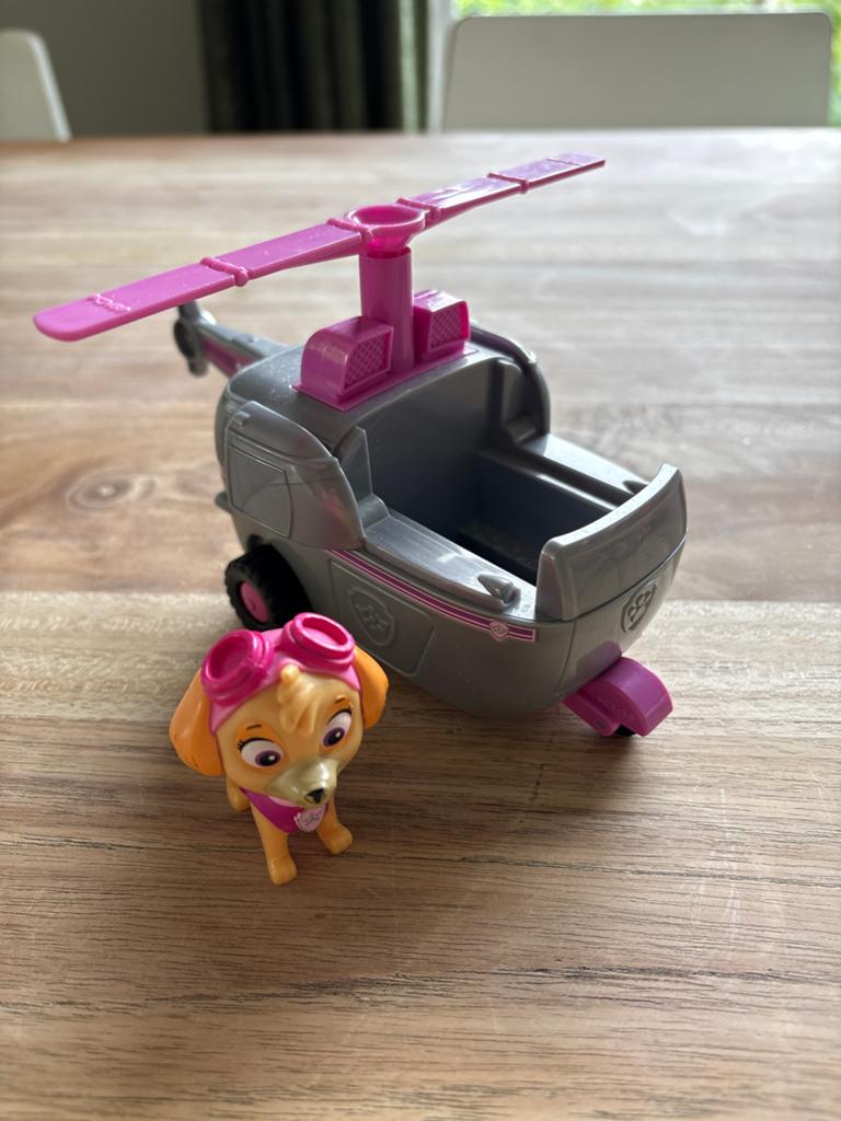 Paw Patrol Skye Helikopter met figuur, Ophalen of Verzenden, Gebruikt