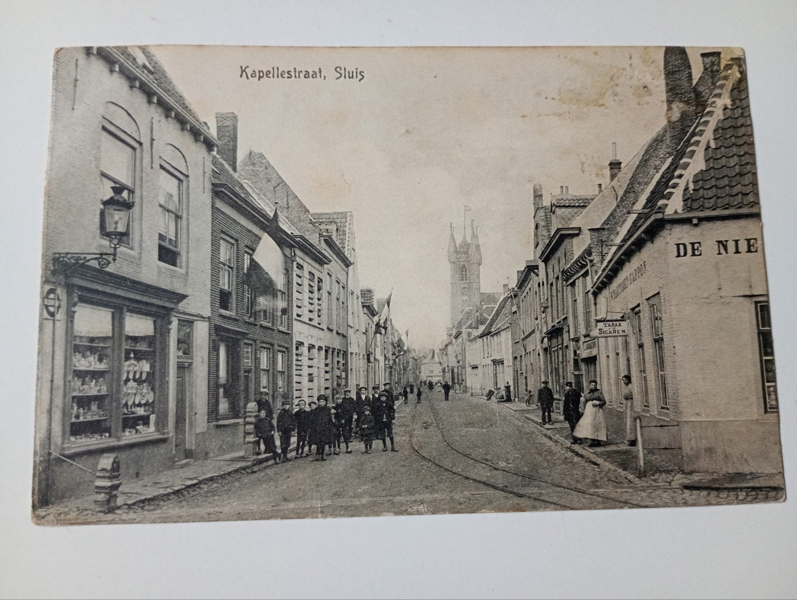 Sluis Kapellestraat 1919, Ophalen of Verzenden, Voor 1920, Gelopen, Zeeland